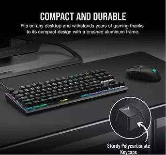 Klawiatura przewodowa K60 Pro TKL RGB Black