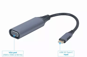 Adapter USB-C to VGA D-SUB