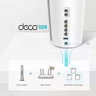 Router Wi-Fi Deco X73-DSL  AX5400 VDSL