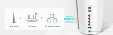 Router Wi-Fi Deco X73-DSL  AX5400 VDSL