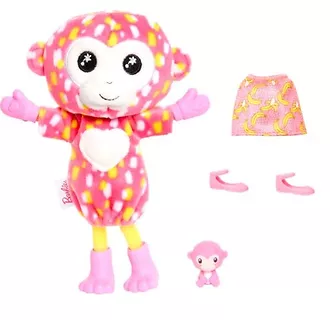 Lalka Barbie Cutie Reveal Chelsea, Małpka