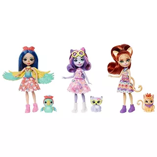 Enchantimals Tarla Orange Cat Lalka Kot + zwierzątko