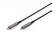 Kabel połączeniowy hybrydowy AOC USB 3.1 Typ C/USB Typ C 4K 60Hz 20m