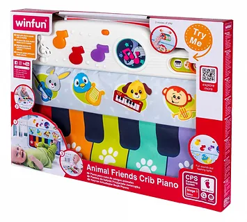 Pianinko na rame łóżeczka