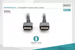 Kabel połączeniowy PREMIUM DisplayPort 8K60Hz UHD DP/DP M/M 1m Czarny