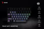 Klawiatura mechaniczna Rampage Outemu Brown, anti-ghosting, RGB