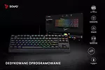 Klawiatura mechaniczna Rampage Outemu Brown, anti-ghosting, RGB