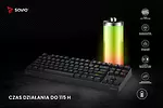 Klawiatura mechaniczna Rampage Outemu Brown, anti-ghosting, RGB