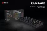 Klawiatura mechaniczna Rampage Outemu Brown, anti-ghosting, RGB