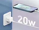 PA-F5 OEM White Mini ładowarka sieciowa 1xUSB-C 20W PD Power Delivery