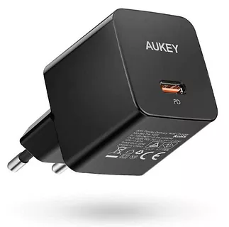 PA-Y20S Black Mini ładowarka sieciowa 1xUSB-C 20W PD Power Delivery