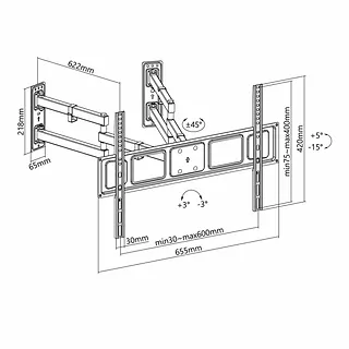 Uchwyt do TV LED/LCD 32-70