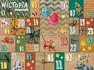 Zestaw figurek Wiltopia 71006 Kalendarz adwentowy DIY Podróż po świecie zwierząt