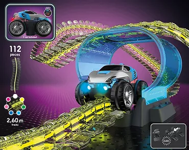 Tor samochodowy Flextreme Zestaw Neon