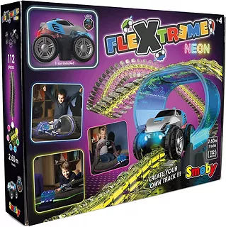 Tor samochodowy Flextreme Zestaw Neon
