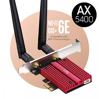 Karta sieciowa WE3000S WiFi AX5400 PCI-E