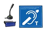 Pętla indukcyjna stanowiskowa do montażu nad blatem IL-K300-25-00 z mikrofonem standardowym