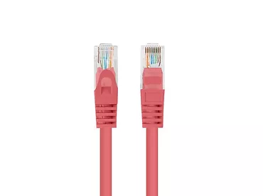 Patchcord kat.6 UTP 7.5 m czerwony fluke