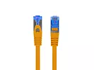 Patchcord kat.6a S/FTP LSZH CCA 0.25m pomarańczowy fluke