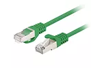 Patchcord kat.6 FTP 0.25M 10-pack fluke passed zielony