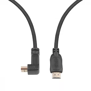 Kabel HDMI v 2.0 pozłacany 1.8 m kątowy