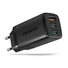 ACU-DPQ65 Ładowarka sieciowa, GaN 65W, 3x port (USB-A + dual USB-C), PD3.0/QC4+/PPS/Apple