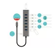 Hub USB-C Charging Metal HUB 7 Port