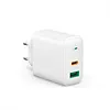 PA-D1 White ładowarka sieciowa 2xUSB Power Delivery (1xUSB A + 1xUSB C) 5.4A 30W Dynamic Detect