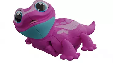 Maskotka interaktywna AniMagic Lets go Gecko Gekon różowy