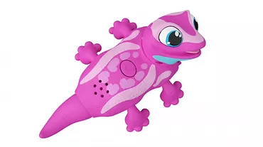 Maskotka interaktywna AniMagic Lets go Gecko Gekon różowy