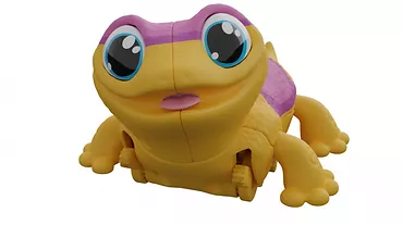Maskotka interaktywna AniMagic Lets go Gecko Gekon żółty
