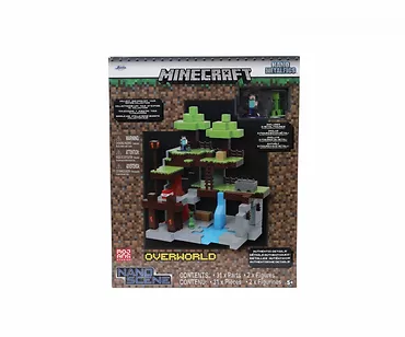 Zestaw figurek Jada Minecraft Nano Scene Overworld