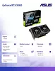 Karta graficzna GeForce RTX 3060 DUAL OC 8GB GDDR6 128bit 3DP/HDMI