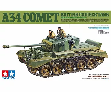 Model plastikowy Brytyjski czołg krążownik A34 Comet 1/35