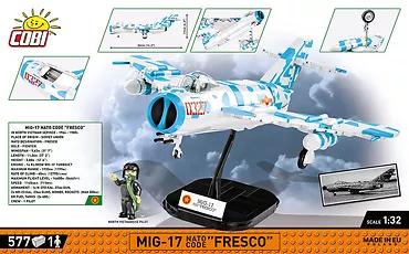 Klocki Historicall Collection Vietnam War MIG17 Nato Code Fresco