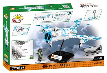 Klocki Historicall Collection Vietnam War MIG17 Nato Code Fresco