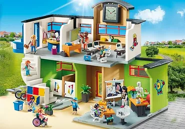 Zestaw z figurkami City Life 9453 Szkoła z wyposażeniem