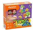 Klocki Waffle mini - Śmieciarka 148 elementów