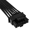 Kabel PSU 12+4 PCIe5.0 12VHPWR 600W czarny