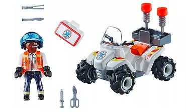 Klocki Zestaw z figurką City Action 71091 Ratowniczy Speed Quad