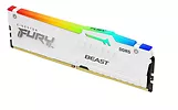 Pamięć DDR5 Fury Beast RGB  64GB(2*32GB)/5200  CL40 Biała