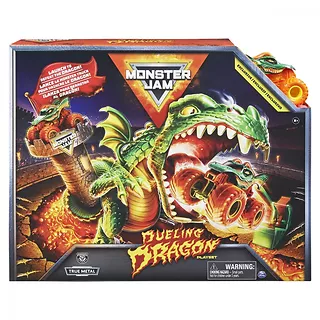 Wyrzutnia Monster Jam Zestaw ze Smokiem