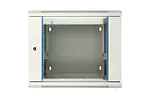 Szafka wisząca rack 9U 600x600 szara dwusekcyjna