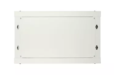 Szafka wisząca rack 6U 600x450 szara z metalowymi drzwiami