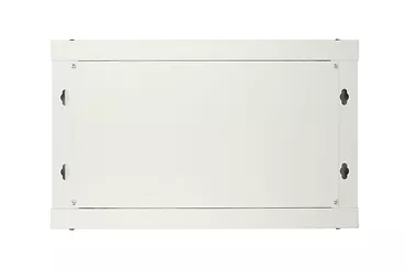 Szafka wisząca rack 6U 600x600 szara metalowe drzwi