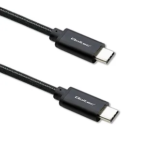Kabel USB 2.0 typ C | USB 2.0 typ C 240W | QC 5.0 | PD | 1m |    Czarny
