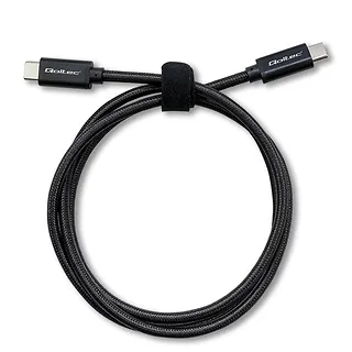 Kabel USB 2.0 typ C | USB 2.0 typ C 240W | QC 5.0 | PD | 1m |    Czarny