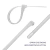 Opaski zaciskowe wielorazowe/trytytki | 7.2*350mm | Nylon UV |   Białe