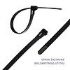 Opaski zaciskowe wielorazowe/trytytki | 7.2*350mm | Nylon UV |   Czarne