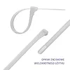 Opaski zaciskowe wielorazowe/trytytki | 7.2*250mm | Nylon UV |   Białe